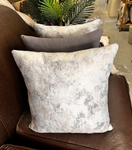 Coussin Imprimé Fleuri Prestige Velours